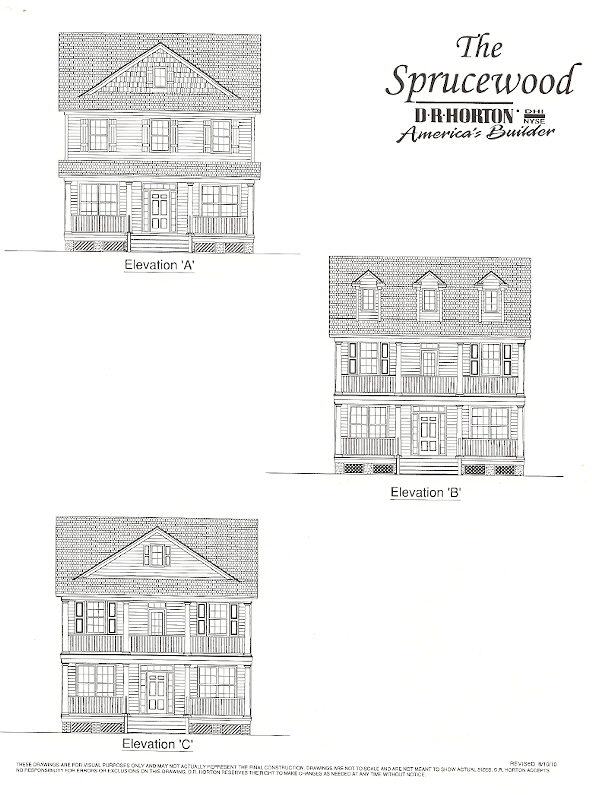 DR Hortons Sprucewood Floorplan